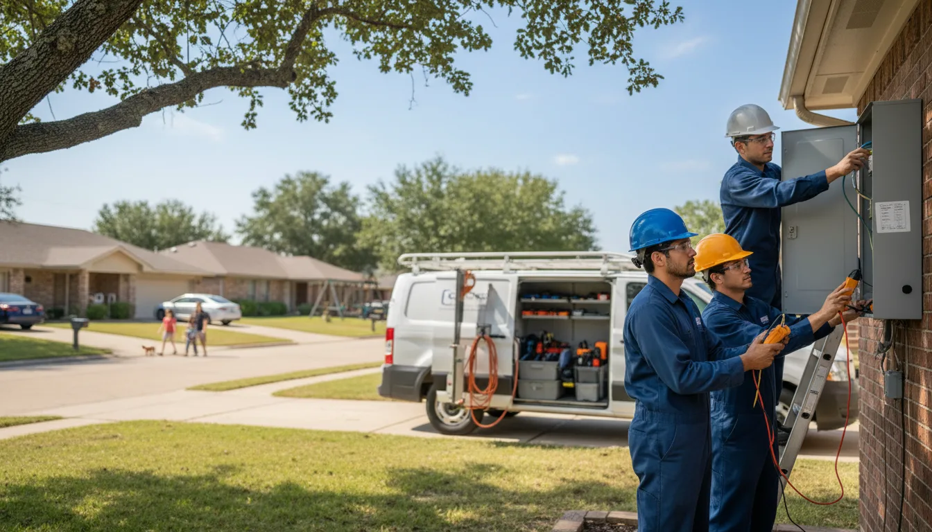 Certified electrician providing emergency electrical services in Athens, TN